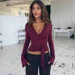 Ballerina basic top - bordeaux