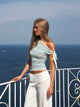 Nova Stricktop - blau glitzernd