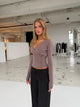 New knit cardigan - hellbraun