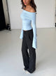 Kaia knit top - hellblau