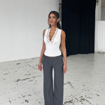 Lucia basic lace top - hvid