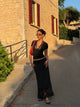 Maxi lace skirt - Black