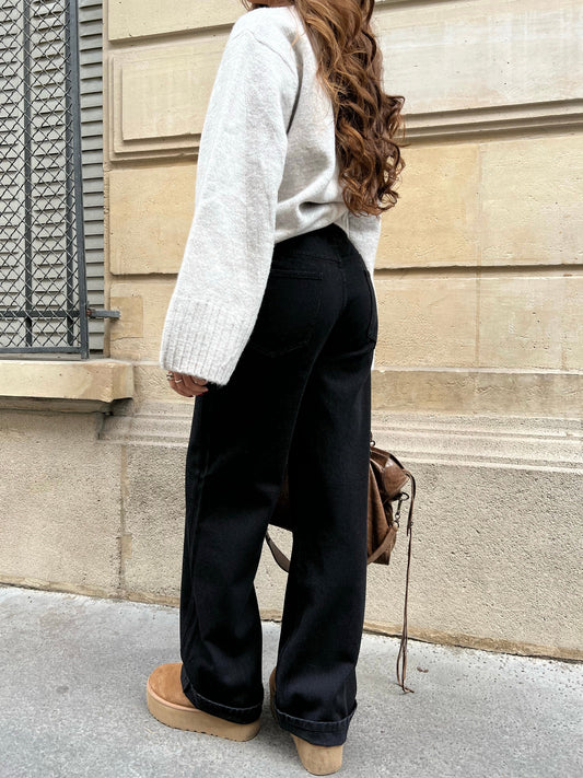 Jolie jeans - sort