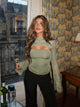 Lara Lace Long Sleeve Top - Salbei