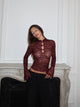 Juna Lace Top – Bordeaux