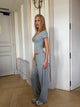 Lucia Rib Hose – Dunkelgrau