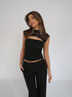 Lara Lace Top - Schwarz