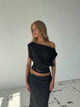 Hera basic lace top - schwarz