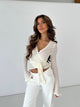 Ballerina Flower Top - Creme