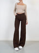 Vera Wide Hosen - dunkelbraun
